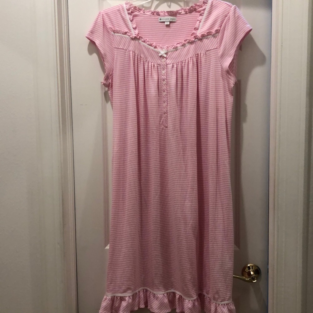 New! EILEEN WEST NIGHTGOWN Calf Length NWT sz M - Picture 6 of 7